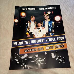 SIGNED Danny Gonzalez, Drew Gooden, & Kurtis Conner poster